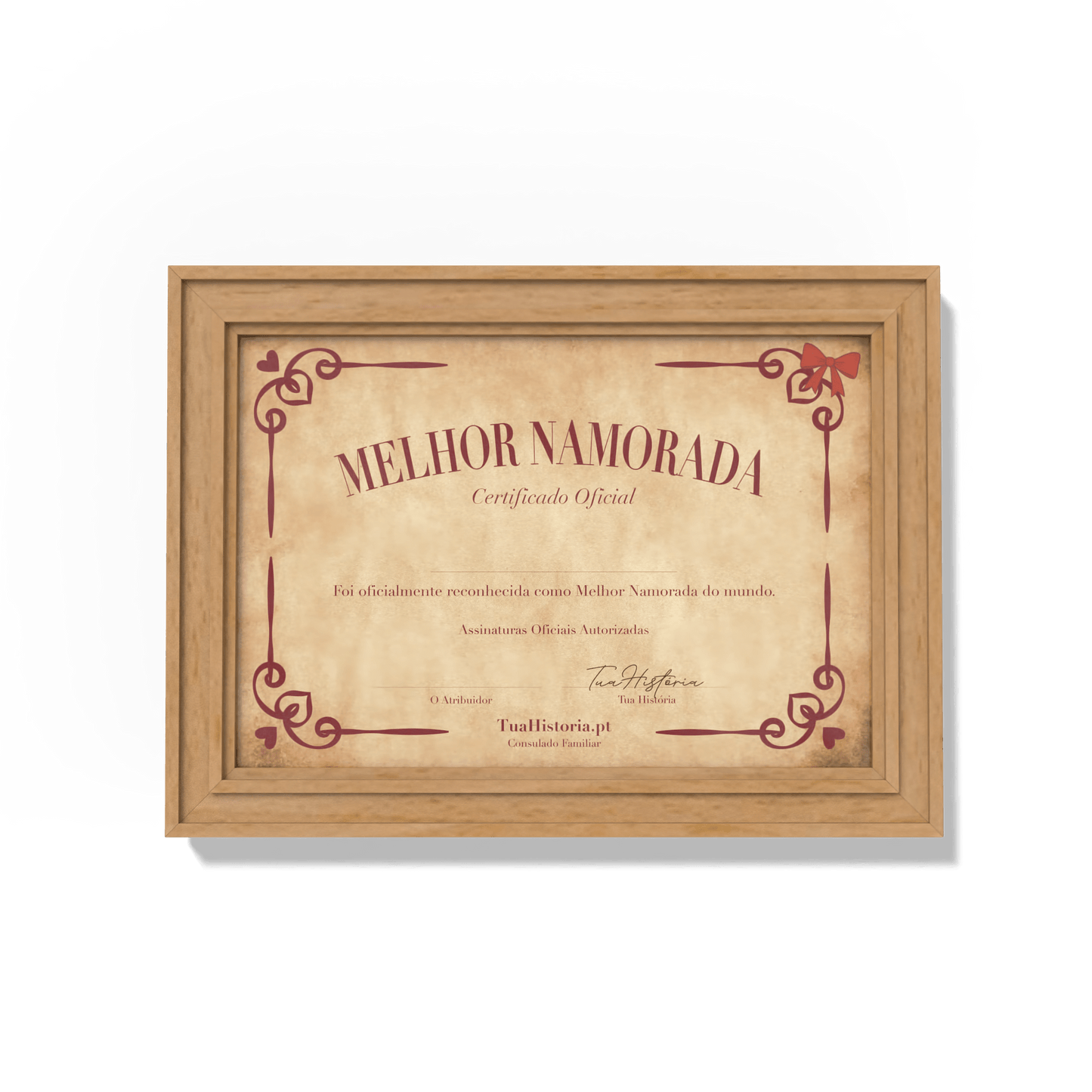 Certificado Oficial - Forever In Words